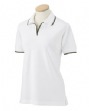 Women's Two-Color Tipped Silk-Washed Pique Polo - 6.5 oz., 100% combed cotto...