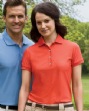 Women's Performance Golf Pique Polo - 6 oz., 100% polyester pique. Moisture-...