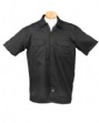 Mens Short-Sleeve Workshirt - 35/65 cotton/polyester, 5.25 oz; front pocket and...
