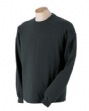 Direct-Dyed Cotton Long-Sleeve T-shirt - 100% ringspun cotton; generously cut; d...