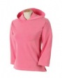 9 oz Ladies Pigment-Dyed Stretch Hooded Pullover - 95% cotton, 5% spandex suede...