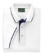 Striped Collar And Cuffs Polo - 6.8 oz., 100% ringspun cotton pique. Single-stri...