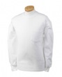 6.1 oz. Ultra Cotton Long-Sleeve Pocket T-Shirt - 6.1 oz., 100% preshrunk cotto...