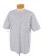 5.6 oz 50/50 T-shirt with Pocket - 50% cotton, 50% polyester, 5.6 oz. 1x1 rib se...