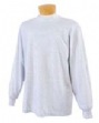 5.6 oz Cotton Long-Sleeve T-shirt - 100% cotton, 5.6 oz. preshrunk. double-needl...