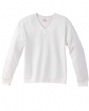Women's French Terry V-Neck Pullover - 8 oz., 60/40 cotton/poly French terry...