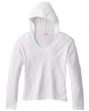 Women's Long-Sleeve Hooded Thermal T-Shirt - 6 oz., 60/40 combed ringspun co...