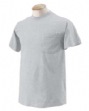 5.6 oz Cotton Pocket T-shirt - 5.6 oz., cotton tee. (ash is 98/2 cotton/poly; at...