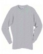 5.5 oz Comfortsoft Cotton Long-Sleeve T-shirt - 100% cotton, 5.5 oz.  Ash is 99%...