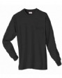 5.5 oz Comfortsoft Cotton Long-Sleeve T-shirt with Pocket - 100% cotton, 5.5 oz....