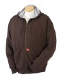 Thermal-Lined Hooded Fleece Jacket - 8.25 oz., 80/20 cotton/poly shell with a 5....
