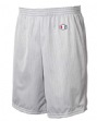Long Mesh Shorts - 100% double-ply nylon mesh. full athletic cut; elastic waistb...