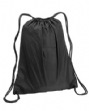 Large Drawstring Backpack - 210 denier nylon; durable construction; color matche...