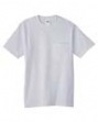 6.1 oz Cotton Pocket T-shirt - 100% heavyweight cotton, 6.1 oz., preshrunk. doub...