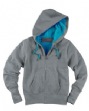 Women's Full-Zip Hoodie - 10.5 oz., 70/30 recycled cotton/recycled poly. Two...