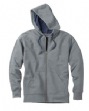 Men's Full-Zip Hoodie - 10.5 oz., 70/30 recycled cotton/recycled poly. Two-s...