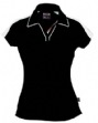 ClimaLite Ladies Colorblock Polo - 65% cotton, 35% polyester, 5% Lycra with h...