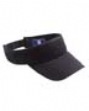 Enzyme-Washed Visor - 100% cotton. precurved bill; matching underbill; velcro cl...