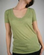 Gauze Deep V-Neck - 50% cotton, 50% polyester, 2.9 oz; perfect fit short-sleeve ...