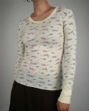 Long-Sleeve Floral Thermal - 50% cotton, 50% polyester, 3.8 oz; super sheer micr...