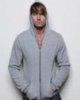 Long-Sleeve Zip Hoodie - 38% cotton (7%organic), 50% polyester (14% recycled pol...