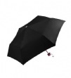 Small Collapsible Solid Umbrella - 100% 190t pongee; windproof; three-section fl...