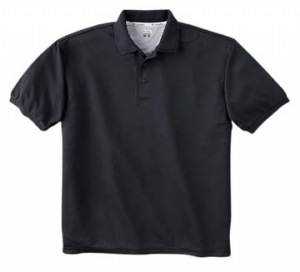 Mens Perfect Cast Short-Sleeve Polo - 100% omni-dry polyester; wicking; radial sleeves; vented; solid-matching collar; three-button placket; rib sleeve finish