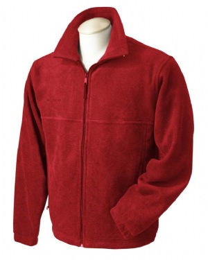 Steens Mountain Mens Full-Zip Fleece - 100% polyester mtr fleece. mtr fleece delivers maximum thermal retention; columbia logo on right chest; elastic cuffs; zippered hand-warmer pockets; open bottom with drawcord hem.