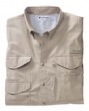 Bonehead Cotton Long-Sleeve Fishing Shirt - 100% cotton ultralite poplin. sandw...