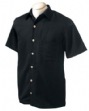 Men's Isla Camp Shirt - Logo-friendly, tone-on-tone fabric of 66% rayon, 34%...
