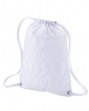 Quilted Cinch Sack - 100% microfiber; strong webbing straps a shade darker than ...