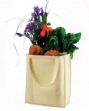 Nonwoven Grocery Tote - 100% polypropylene, 2.4 oz;  self-fabric handles with re...