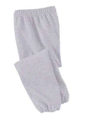 7.75 oz 50/50 Youth Sweatpants - 50% cotton, 50% polyester, 7.75 oz. single-needle stitching throughout; elastic waist and cuffs; no pockets.