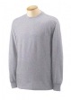 5.6 oz 50/50 Ultra Blend Long-Sleeve T-shirt - 50% Preshrunk cotton, 50% polyes...