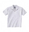 5.6 oz 50/50 Youth Jersey Polo - 50% preshrunk cotton, 50% polyester, 5.6 oz., p...