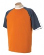 Princeton Cotton Colorblock T-shirt - 100% combed cotton jersey. Vintage washed;...