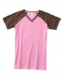 Miami Tomboy Cotton Jersey T-shirt - 100% Cotton jersey. 1x1 rib V-neck; contras...