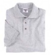 6 oz Cotton Jersey Polo - 100% cotton, 6.0 oz. Seamless body; welt-knit collar a...