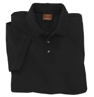 6 oz Cotton Piqu Mens Short-Sleeve Polo - 100% Cotton, 6.0 oz. Topstitching throughout; horn-style buttons; side seams for a gently contoured fit; three-button placket. 