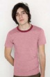 70/30 Melange T-shirt - 70% cotton, 30% polyester. 3/8" contrast binding tri...