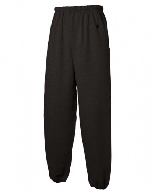 9.7 oz 90/10 Cotton Max Pants - 90% cotton, 10% polyester, 9.7 oz. full athletic fit; double-needle stitching throughout; covered elastic waistband; side-seam pockets with bar tacks; embroidered "c" logo on left hip; elastic cuffs. 