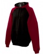 9.7 oz 90/10 Cotton Max Colorblock Hood - 90% cotton, 10% polyester fleece, 9.7 ...