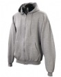 9 oz 50/50 Full-Zip Hood - 50% cotton, 50% polyester, 9.0 oz. 1x1 rib with spand...