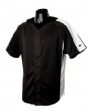 Pieced Mesh Baseball Jersey - 100% polyester interlock, 6.7 oz, 100% polyester t...