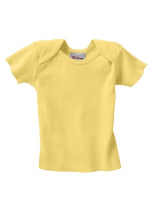 5.6 oz Infant Lapped-Shoulder T-shirt - 100% cotton, 5.6 oz. 1x1 rib.