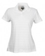 Women's ClimaCool Mesh Solid Textured Polo - 100% polyester. Rib knit colla...