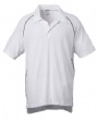 Men's Piped Colorblock Polo - 100% polyester. Essential moisture management ...