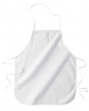 24" Apron without Pockets - 65/35 poly/cotton twill. 24" length. No pock...