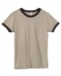 Women's Heather Jersey Ringer T-Shirt - 4.2 oz., 50/50 combed ringspun cotto...