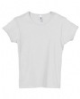 Girl's 1x1 Baby Rib Crew Neck T-Shirt - 5.8 oz., 100% combed ringspun cotton...